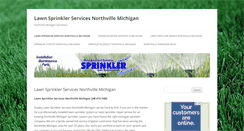 Desktop Screenshot of northvillesprinklers.com